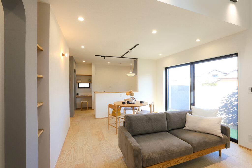 庭を身近に感じながら過ごす回遊動線のある暮らし